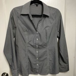 Express Button Down Stripe Shirt